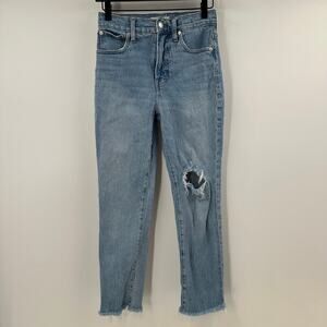 Madewell The Perfect Vintage Straight Jean Size 25 Light Wash